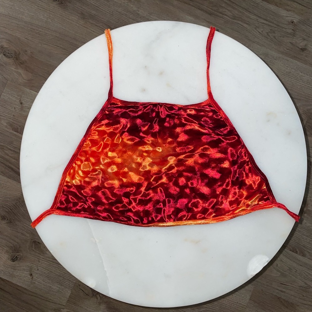 American Apparel Halter Crop Top